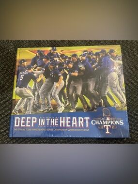 Texas Rangers 2023 World Series Champions  Hard Cover Commemorative Book Skybox
